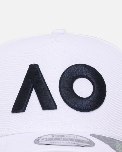 New Era Australian Open '25 Core Repreve® 9FORTY A-Frame Strapback White