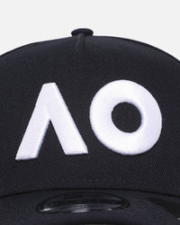 New Era Australian Open '25 Core Repreve® 9FORTY A-Frame Strapback Navy