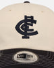 New Era Carlton Blues 'AFL 2025 2 Tone' Casual Classic Strapback Chrome White