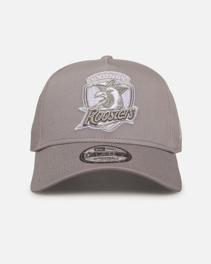 New Era Sydney Roosters 'NRL Grey & White' 9FORTY A-Frame Snapback Gray