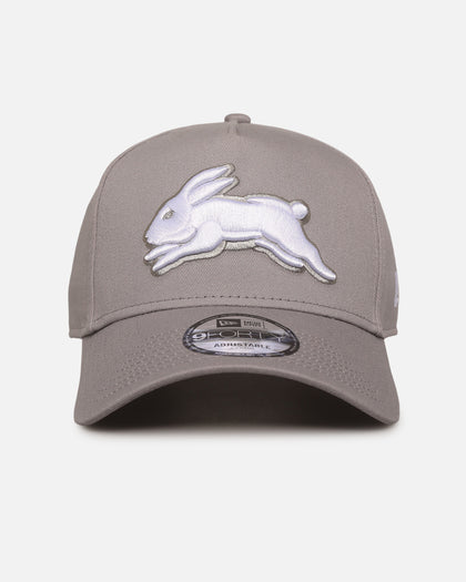 New Era South Sydney Rabbitohs 'NRL Grey & White' 9FORTY A-Frame Snapback Gray
