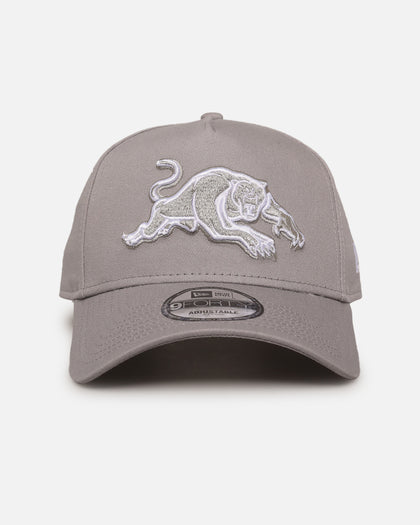 New Era Penrith Panthers 'NRL Grey & White' 9FORTY A-Frame Snapback Gray