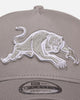 New Era Penrith Panthers 'NRL Grey & White' 9FORTY A-Frame Snapback Gray