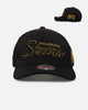 Mitchell & Ness Philadelphia 76ers 'Team Script' MVP Snapback Black/Gold