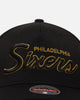 Mitchell & Ness Philadelphia 76ers 'Team Script' MVP Snapback Black/Gold