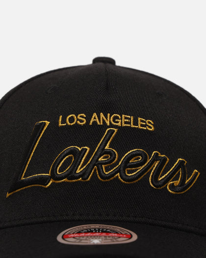 Mitchell & Ness Los Angeles Lakers 'Team Script' MVP Snapback Black/Gold