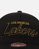 Mitchell & Ness Los Angeles Lakers 'Team Script' MVP Snapback Black/Gold