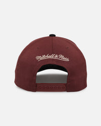 Mitchell & Ness Los Angeles Lakers 'Vintage Burgundy' MVP Snapback Burgundy