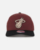 Mitchell & Ness Miami Heat 'Vintage Burgundy' MVP Snapback Burgundy