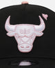 New Era Chicago Bulls 'Pink Satin Hearts 2.0' 9FORTY A-Frame Snapback Black/Pink