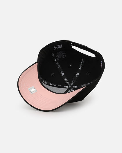 New Era Chicago Bulls 'Pink Satin Hearts 2.0' 9FORTY A-Frame Snapback Black/Pink