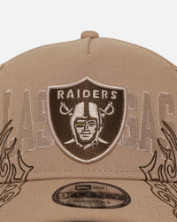 New Era Las Vegas Raiders 'Tribal' 9FORTY A-Frame Snapback Camel