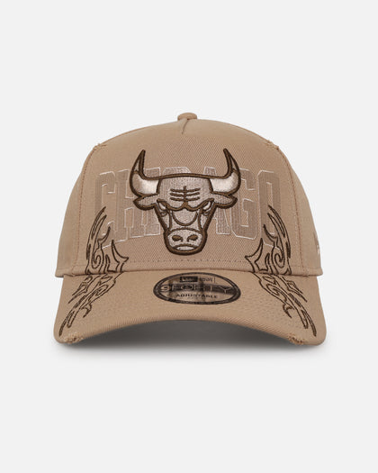 New Era Chicago Bulls 'Tribal' 9FORTY A-Frame Snapback Camel