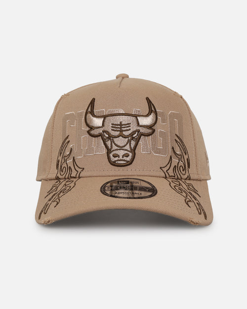 New Era Chicago Bulls 'Tribal' 9FORTY A-Frame Snapback Camel