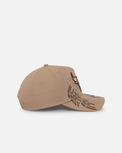 New Era Chicago Bulls 'Tribal' 9FORTY A-Frame Snapback Camel
