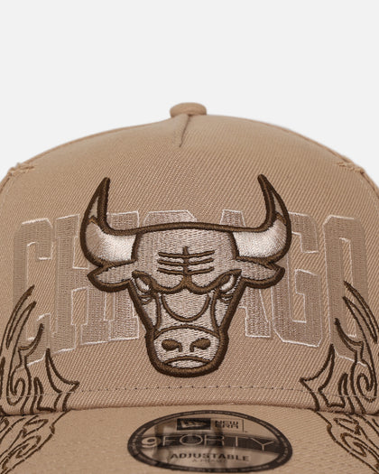 New Era Chicago Bulls 'Tribal' 9FORTY A-Frame Snapback Camel