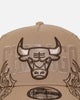 New Era Chicago Bulls 'Tribal' 9FORTY A-Frame Snapback Camel
