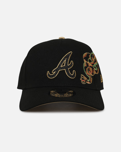 New Era Atlanta Braves 'Year Of The Snake' 9FORTY A-Frame Snapback Black/Gold