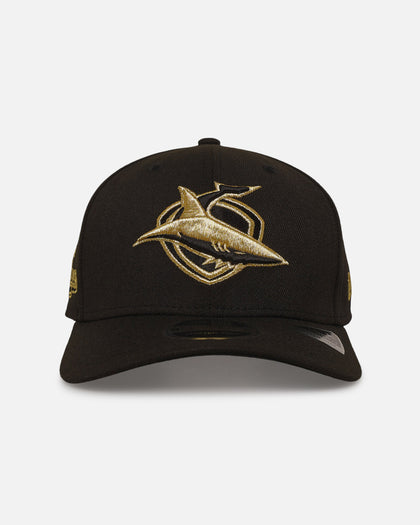 New Era Cronulla Sutherland Sharks '2025 NRL Vegas Round' 9SEVENTY Stretch Snapback Black/Gold