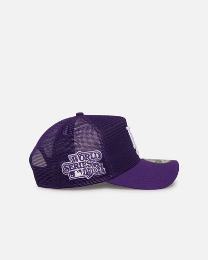 New Era Los Angeles Dodgers 'Polychromatic Mesh' 9FORTY A-Frame Snapback True Purple