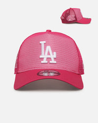 New Era Los Angeles Dodgers 'Polychromatic Mesh' 9FORTY A-Frame Snapback Pink
