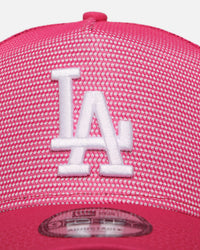 New Era Los Angeles Dodgers 'Polychromatic Mesh' 9FORTY A-Frame Snapback Pink