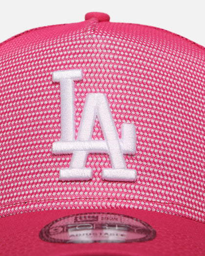 New Era Los Angeles Dodgers 'Polychromatic Mesh' 9FORTY A-Frame Snapback Pink