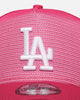 New Era Los Angeles Dodgers 'Polychromatic Mesh' 9FORTY A-Frame Snapback Pink