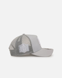 New Era Los Angeles Dodgers 'Polychromatic Mesh' 9FORTY A-Frame Snapback Grey