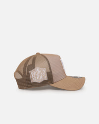 New Era Los Angeles Dodgers 'Polychromatic Mesh' 9FORTY A-Frame Snapback Camel