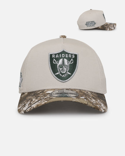 New Era Las Vegas Raiders 'Real Tree Stone' 9FORTY A-Frame Snapback Stone