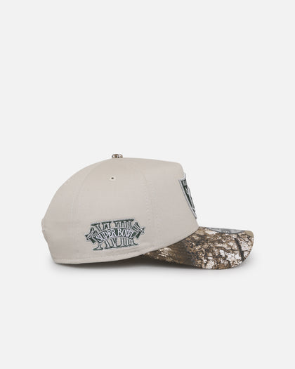 New Era Las Vegas Raiders 'Real Tree Stone' 9FORTY A-Frame Snapback Stone