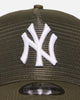 New Era New York Yankees 'Polychromatic Mesh' 9FORTY A-Frame Snapback New Olive
