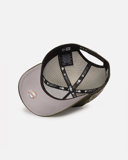 New Era New York Yankees 'Polychromatic Mesh' 9FORTY A-Frame Snapback New Olive