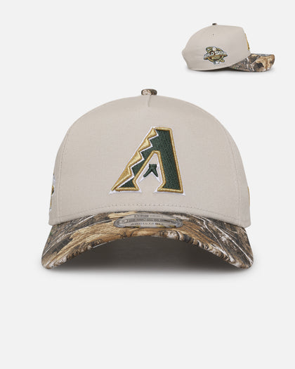 New Era Arizona Diamondbacks 'Real Tree Stone' 9FORTY A-Frame Snapback Stone