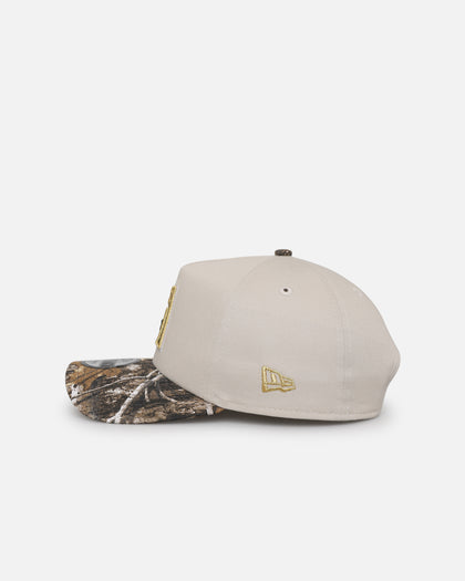 New Era Arizona Diamondbacks 'Real Tree Stone' 9FORTY A-Frame Snapback Stone