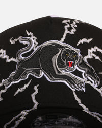 New Era Penrith Panthers 'NRL Electric' 9FORTY A-Frame Snapback Official Team Colour