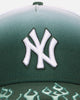 New Era New York Yankees 'Sundyed Flames' 9FORTY A-Frame Snapback Pine Green