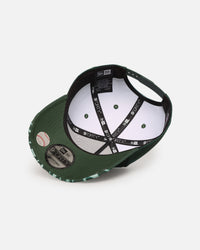 New Era New York Yankees 'Sundyed Flames' 9FORTY A-Frame Snapback Pine Green