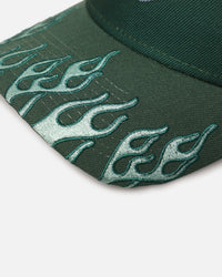 New Era New York Yankees 'Sundyed Flames' 9FORTY A-Frame Snapback Pine Green