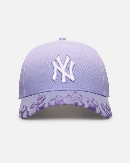 New Era New York Yankees 'Sundyed Flames' 9FORTY A-Frame Snapback Lavender