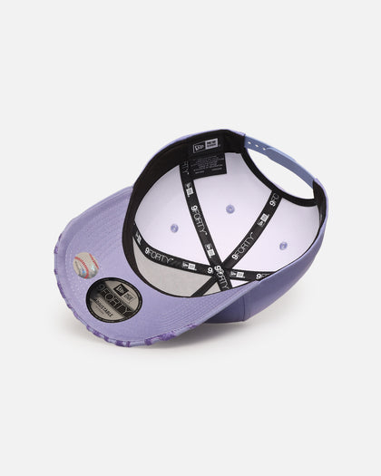 New Era New York Yankees 'Sundyed Flames' 9FORTY A-Frame Snapback Lavender