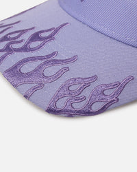 New Era New York Yankees 'Sundyed Flames' 9FORTY A-Frame Snapback Lavender