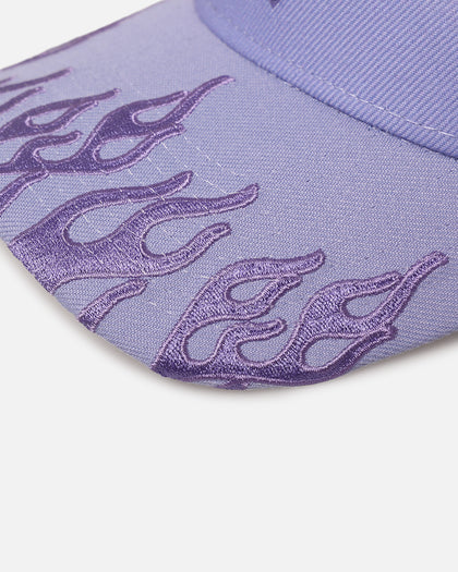 New Era New York Yankees 'Sundyed Flames' 9FORTY A-Frame Snapback Lavender