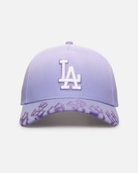 New Era Los Angeles Dodgers 'Sundyed Flames' 9FORTY A-Frame Snapback Lavender
