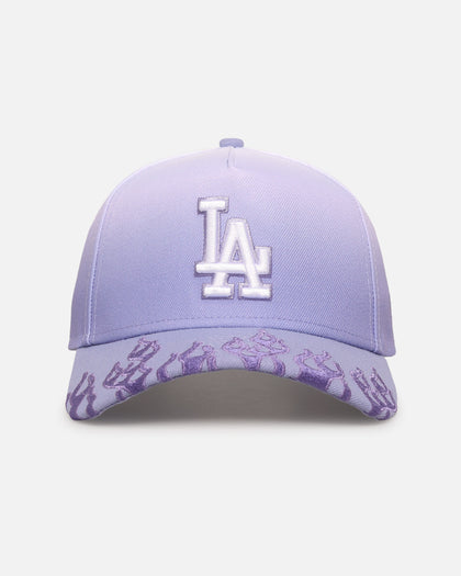 New Era Los Angeles Dodgers 'Sundyed Flames' 9FORTY A-Frame Snapback Lavender