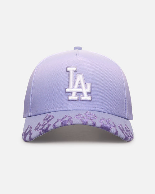 New Era Los Angeles Dodgers 'Sundyed Flames' 9FORTY A-Frame Snapback Lavender