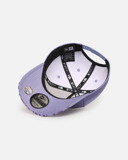 New Era Los Angeles Dodgers 'Sundyed Flames' 9FORTY A-Frame Snapback Lavender