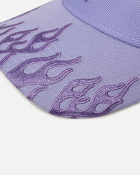 New Era Los Angeles Dodgers 'Sundyed Flames' 9FORTY A-Frame Snapback Lavender