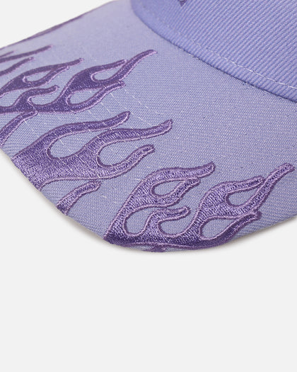 New Era Los Angeles Dodgers 'Sundyed Flames' 9FORTY A-Frame Snapback Lavender